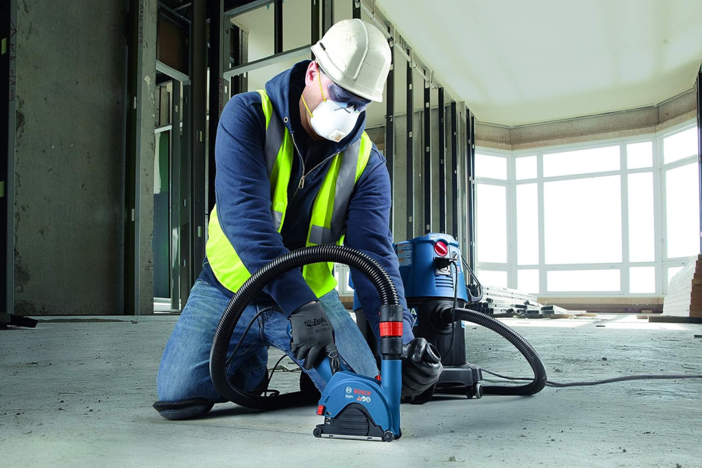 BOSCH GA50DC Small Angle Grinder Dust Collection Attachment, 4-1/2 to 5