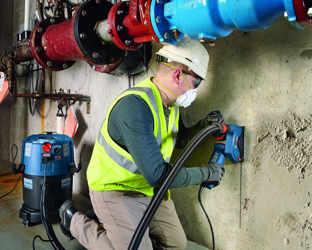 BOSCH GA50DC Small Angle Grinder Dust Collection Attachment, 4-1/2 to 5