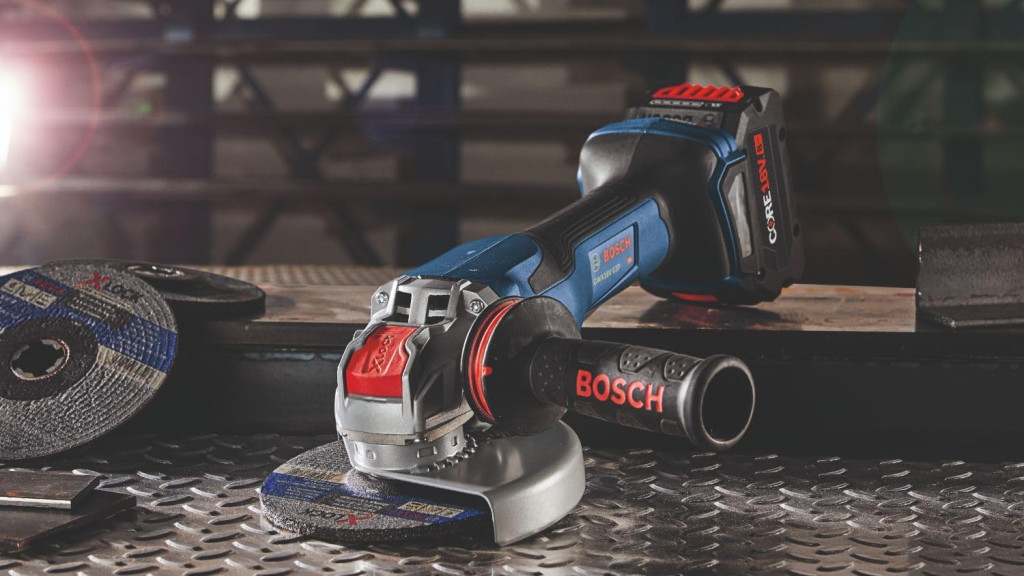 BOSCH GWX18V-13PN PROFACTOR™ 18V X-LOCK 5 – 6 In. Angle Grinder with Paddle Switch (Bare Tool)