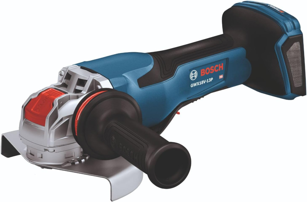 BOSCH GWX18V-13PN PROFACTOR™ 18V X-LOCK 5 – 6 In. Angle Grinder with Paddle Switch (Bare Tool)