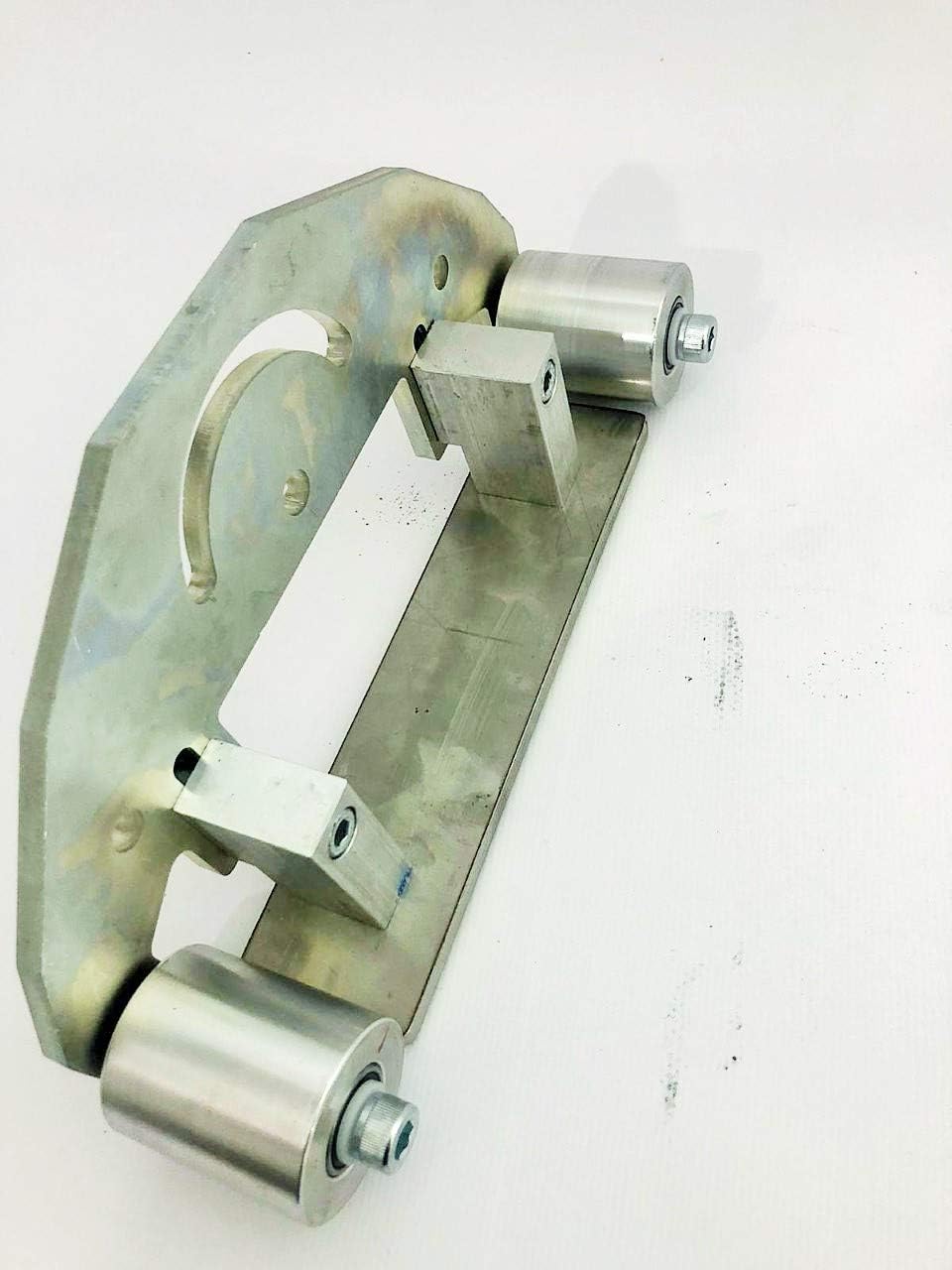 Belt Grinder D-backing plate for 2x72 knife making grinder with wheelss