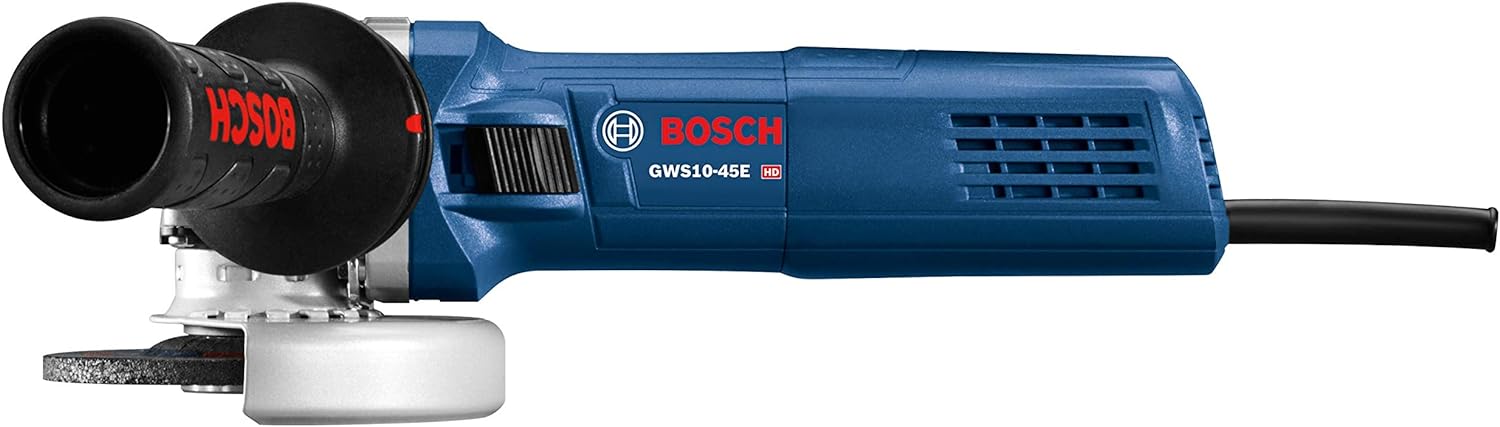 BOSCH GWS10-45E 4-1/2 In. Ergonomic Angle Grinder,Black