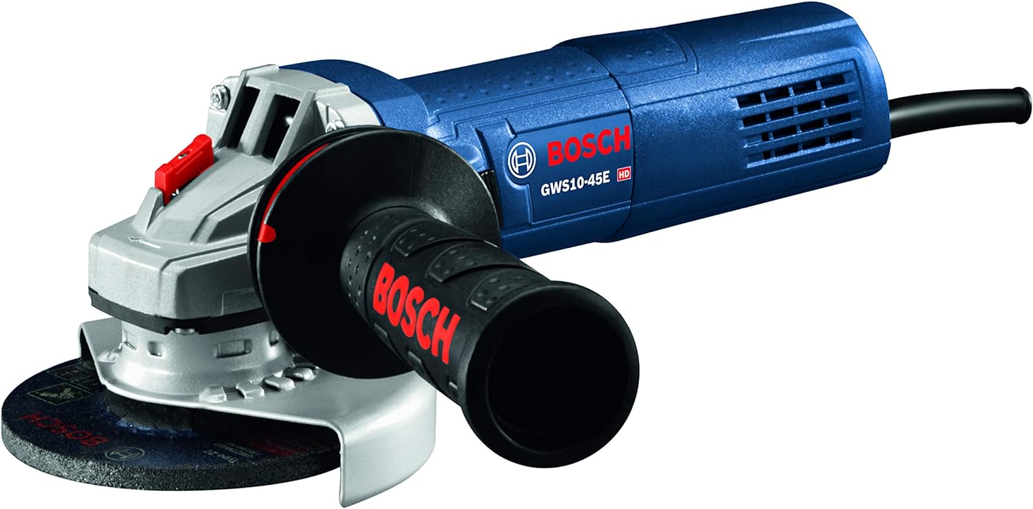 BOSCH GWS10-45E 4-1/2 In. Ergonomic Angle Grinder,Black