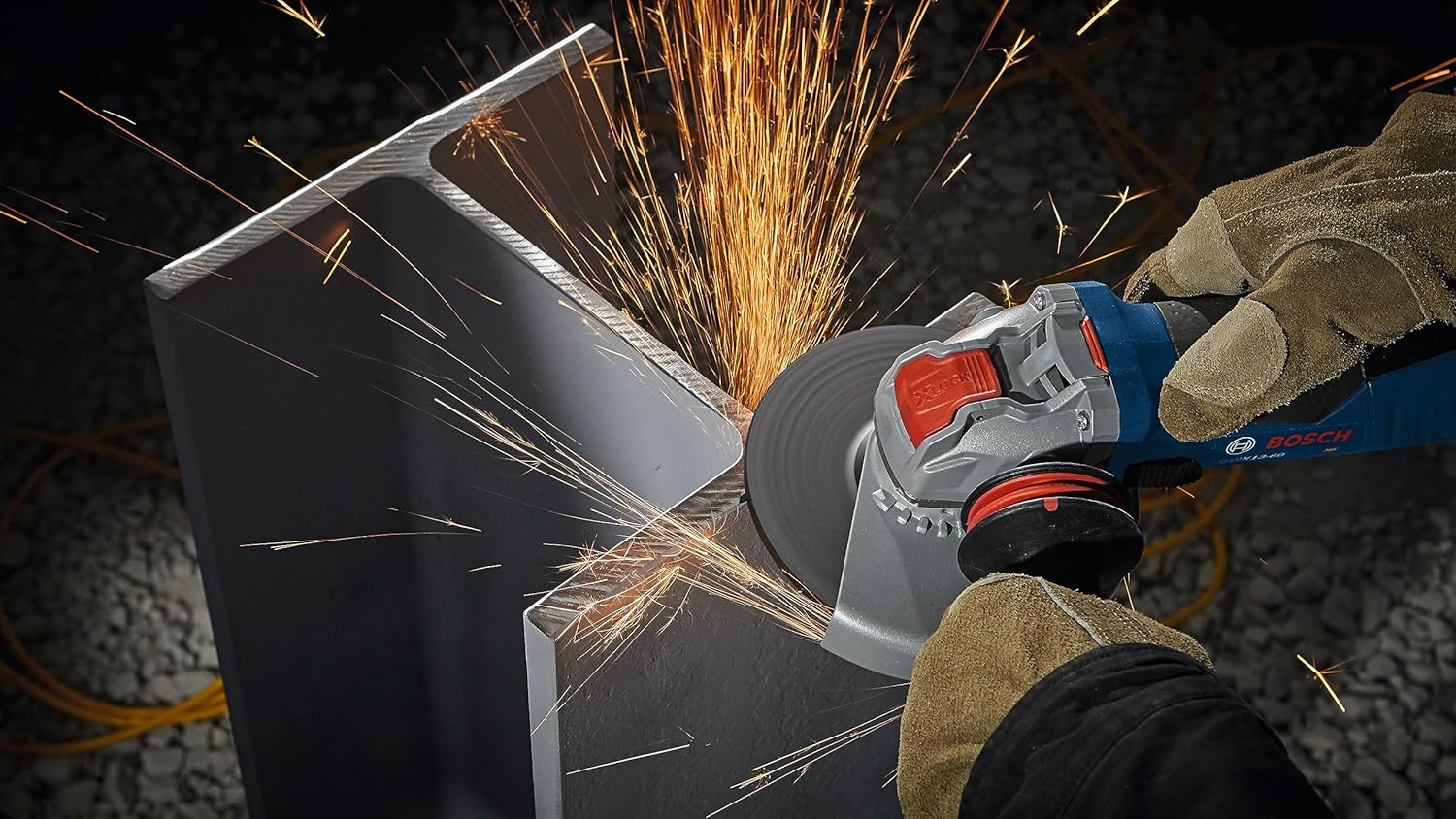Bosch GWX13-60PD 6 In. X-LOCK Angle Grinder with No Lock-On Paddle Switch, Black,grey,blue