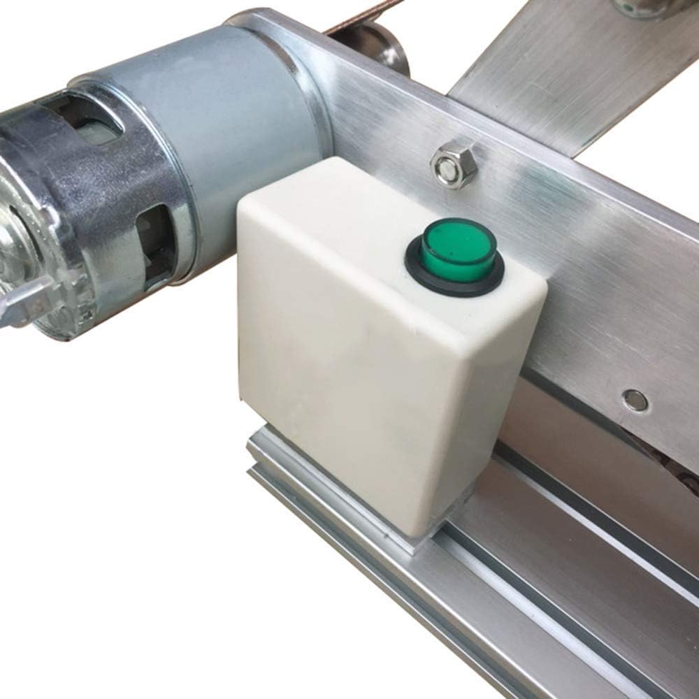Huanyu Mini Belt Sander 360W Electric Polishing Grinding Belt Machine 1.2 x 21 Micro Knife Sharpener DIY Bench Sanding Machine with 9 Belts for Metal Wood Aluminum Adjustable Speed