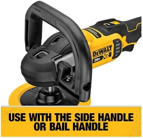 DEWALT 20V MAX* XR Cordless Polisher, Rotary, Variable Speed, 7-Inch, 180 mm, Tool Only (DCM849B)