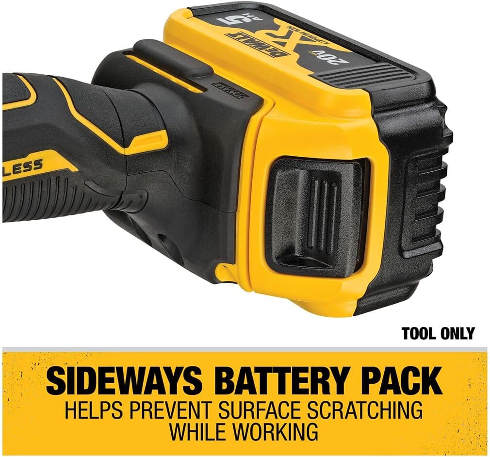 DEWALT 20V MAX* XR Cordless Polisher, Rotary, Variable Speed, 7-Inch, 180 mm, Tool Only (DCM849B)