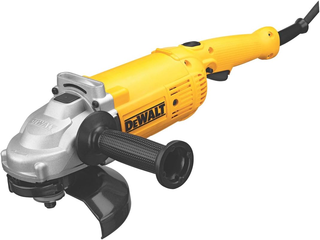 DEWALT Angle Grinder, 7-Inch, 4-Amp, 8,500 RPM, With Dust Ejection System, Corded (DWE4517)