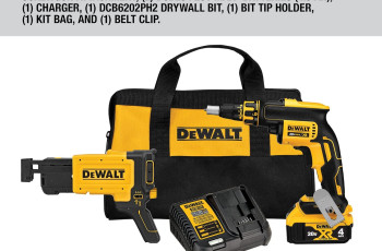 DEWALT Screw Gun Kit Review