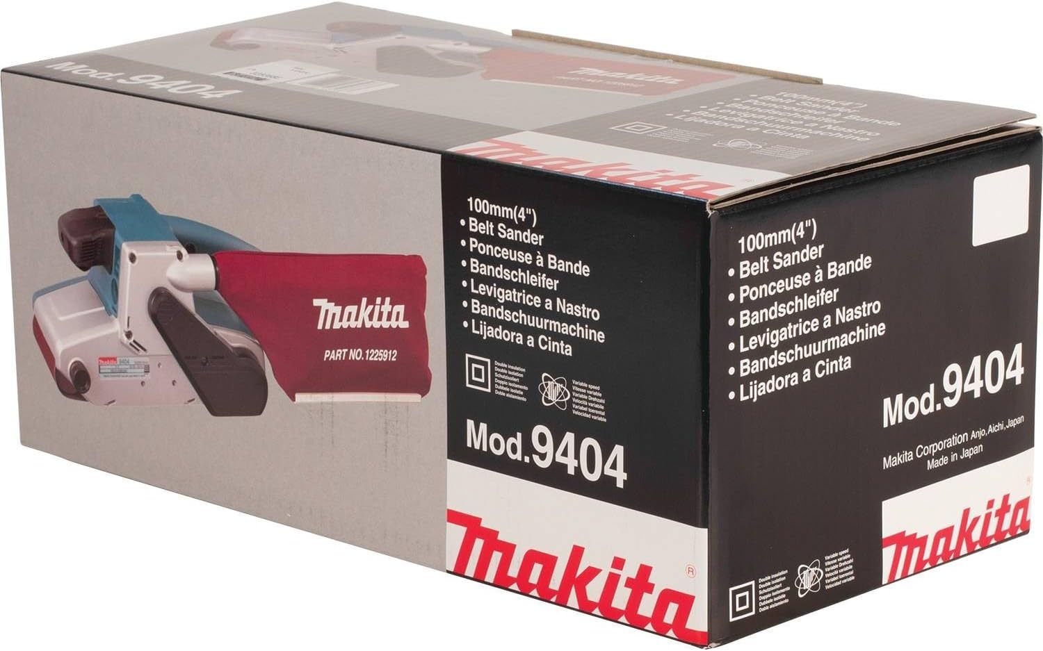 Makita 9404 4 x 24 Belt Sander, with Variable Speed , Blue