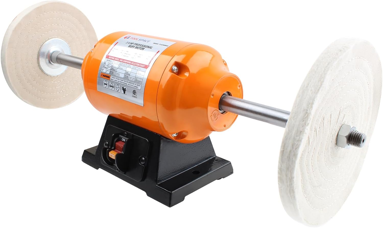 Bench Buffer Polisher, 8Inch Benchtop Buffing  Polishing Machine for Metal, Jewelry, Knives, Wood, Jade and Plastic