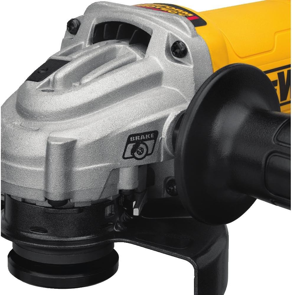 DEWALT Angle Grinder Tool, 4-1/2-Inch, Paddle Switch with Brake and No Lock-On (DWE4222N)