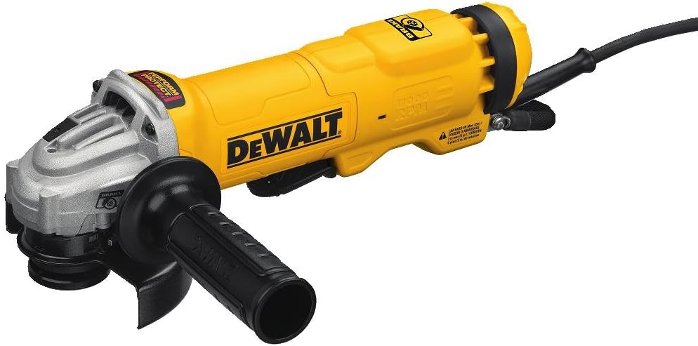 DEWALT Angle Grinder Tool, 4-1/2-Inch, Paddle Switch with Brake and No Lock-On (DWE4222N)