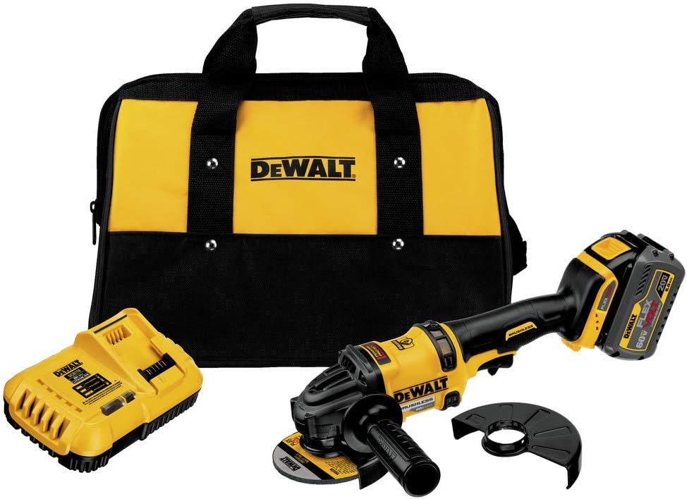 DEWALT DCG414T1 60V MAX 1 Battery FLEXVOLT Grinder with Kickback Brake Kit