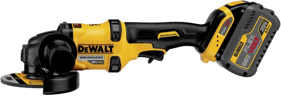 DEWALT DCG414T1 60V MAX 1 Battery FLEXVOLT Grinder with Kickback Brake Kit