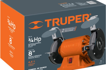 TRUPER EBA-875 8″ Bench Grinder, 3/4 HP Review