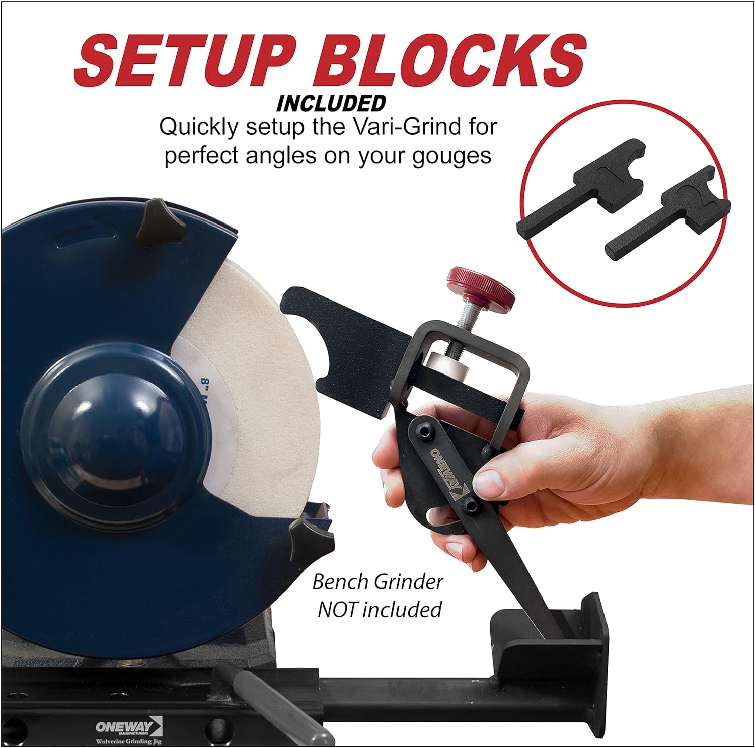 Wolverine Grinding System with VARI-GRIND jig and Setup Blocks