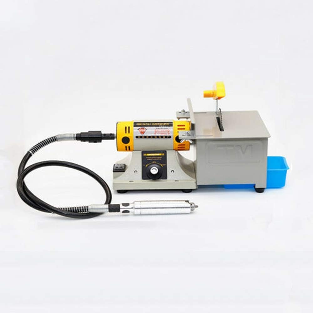 110V Jewelry Rock Polishing Buffer Bench Lathe  Polisher Machine Tool Kits Multifunction Grinder TM-2