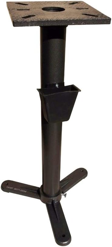 HHIP 8071-0034 Pedestal Stand, For 6, 8 and 10 Bench Grinder (Pack of 1),Black Grey