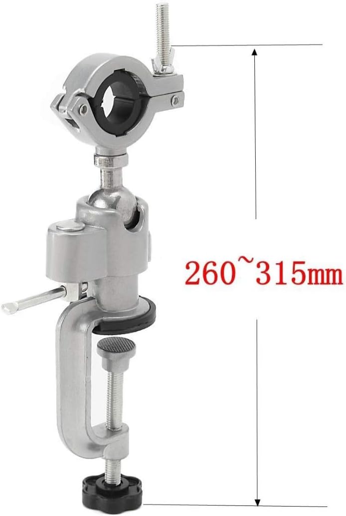 UXZDX CUJUX Adjustable Clamp-on Bench Vise Holder Electric Drill Stand Clamp 360 Degree Rotating for Grinder Power Tools