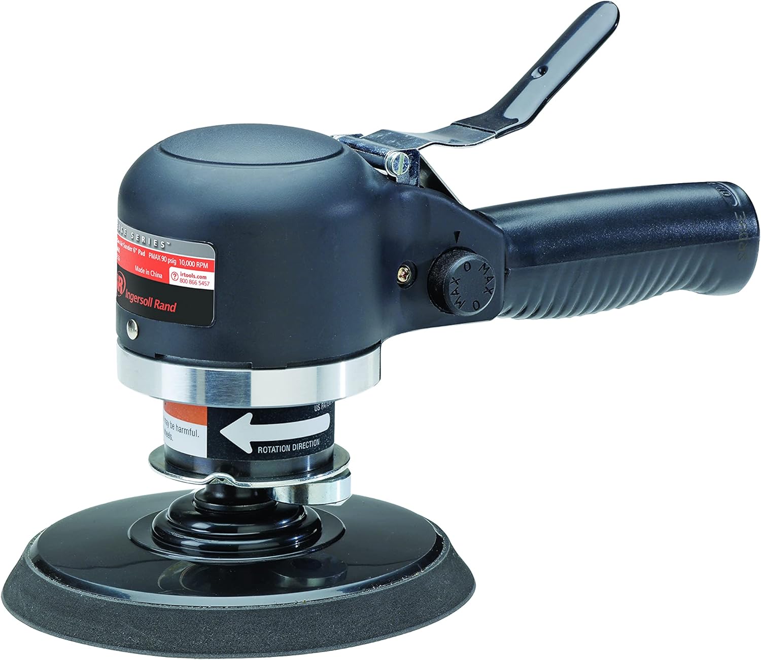 Ingersoll Rand 311G 6-Inch Edge Series Dual Action Air Sander, Black