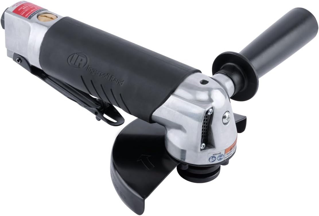 Ingersoll Rand 422G-A Air Angle Grinder, 5 Wheel, 12,000 RPM, 0.6 HP, Front Exhaust