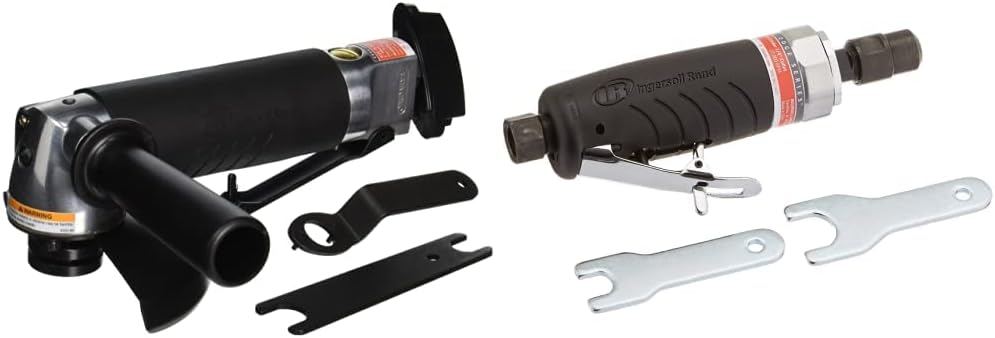 Ingersoll Rand 422G Edge Series 5 Air Angle Grinder, Powerful 1.0 HP Motor  3107G Air Die Grinder Edge Series – 1/4, Heavy Duty, Straight, Ergonomic Grip