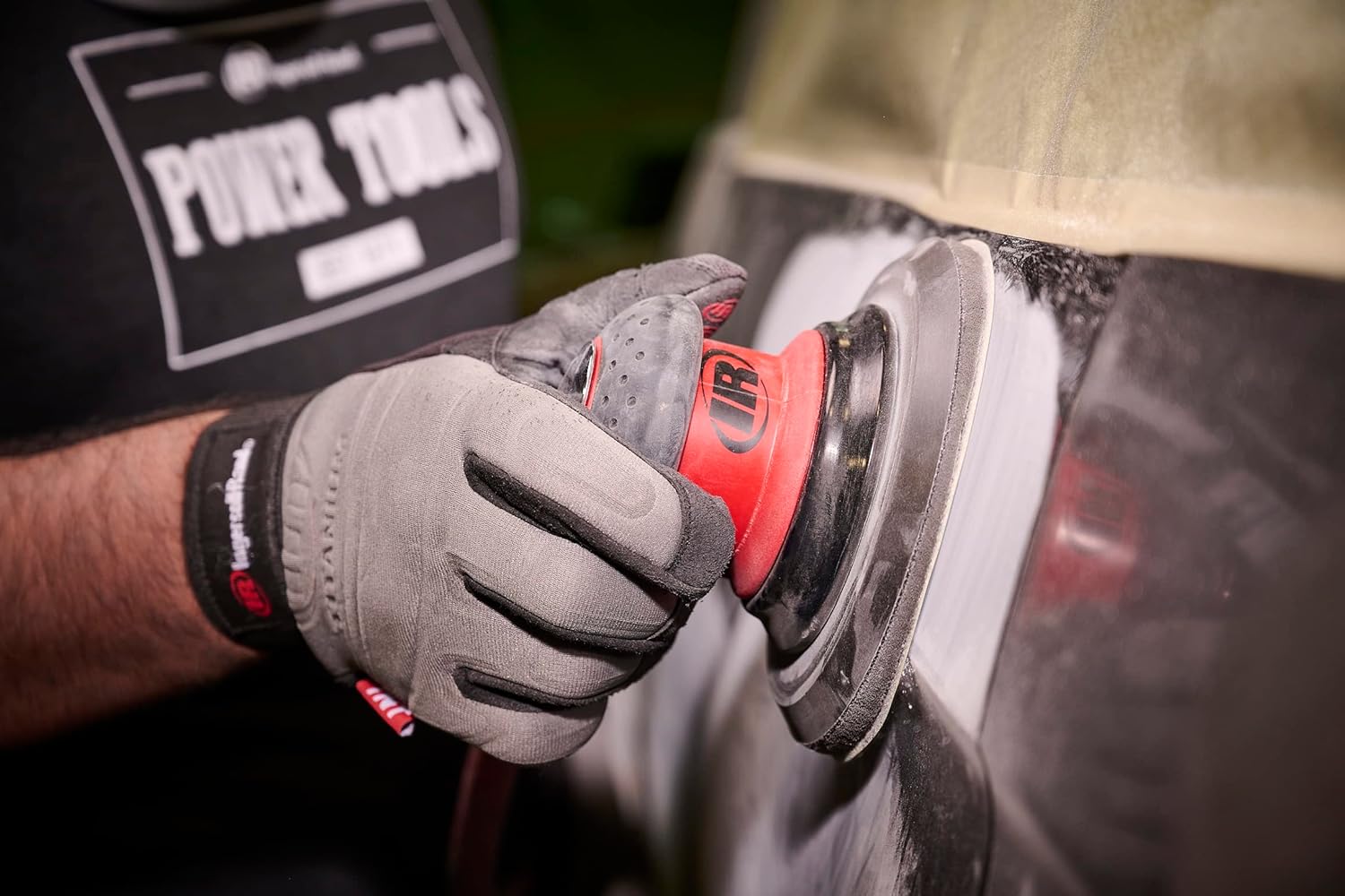 Ingersoll Rand 5152-6-HL - 6 Random Orbital Air Sander, 3/32 Orbit, Hook  Loop, 12,000 RPM, 0.3HP