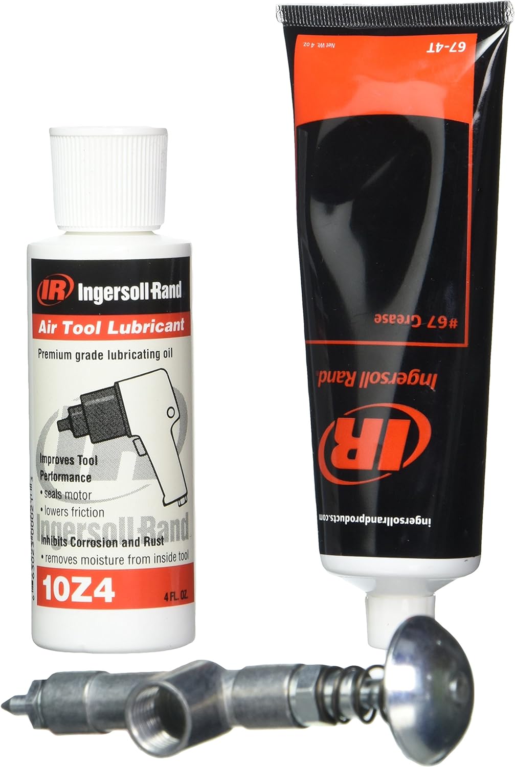 Ingersoll Rand 67-LBK1 Air Care Kit, 67 Grease, 10 Oil,  Grease Gun