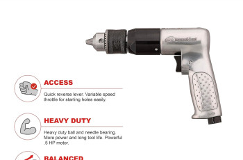 Ingersoll Rand 7803RA Air Drill Review