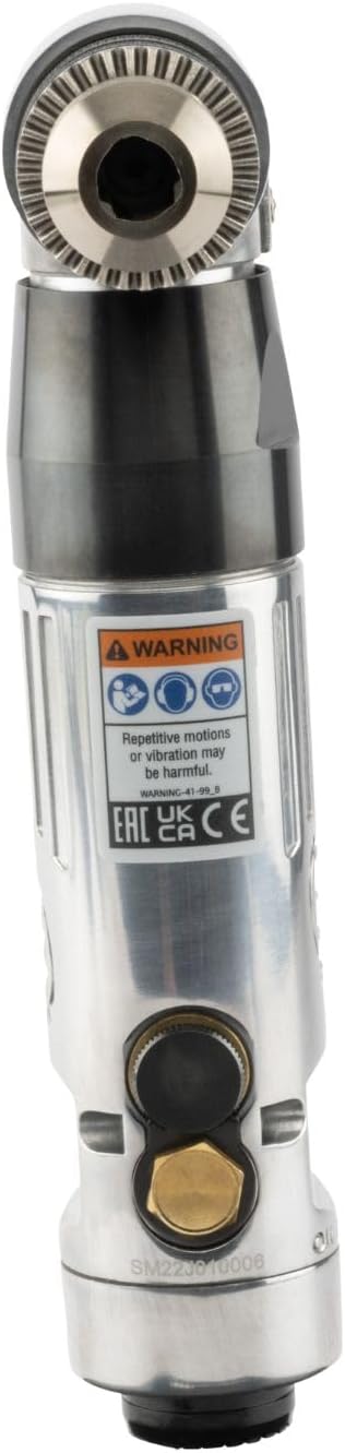Ingersoll Rand 7807R-A - 3/8 Keyed Chuck, Right Angle Reversible Air Drill, 1800 RPM, 0.33 HP