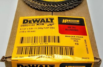 DEWALT DW8311RT Flap Disc Review