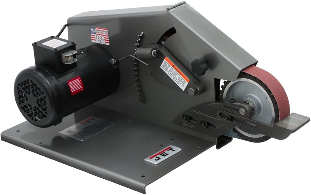 JET 2 x 72 Square Wheel Belt Grinder, 1 HP, 1Ph 115/230V (J-4103)