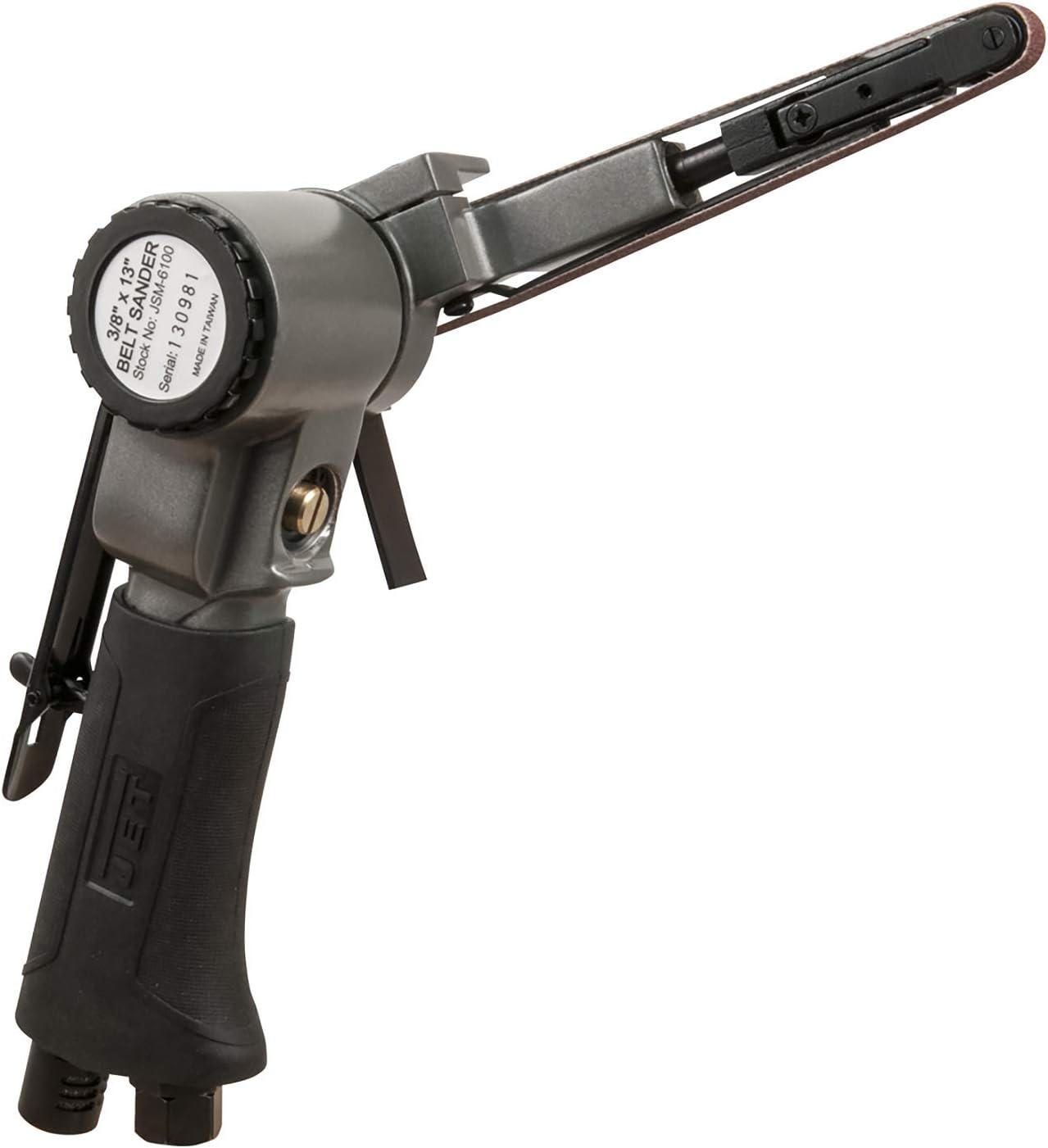 JET 3/8 x 13 Pneumatic Mini Belt Sander, 20000 RPM (Model JAT-750)