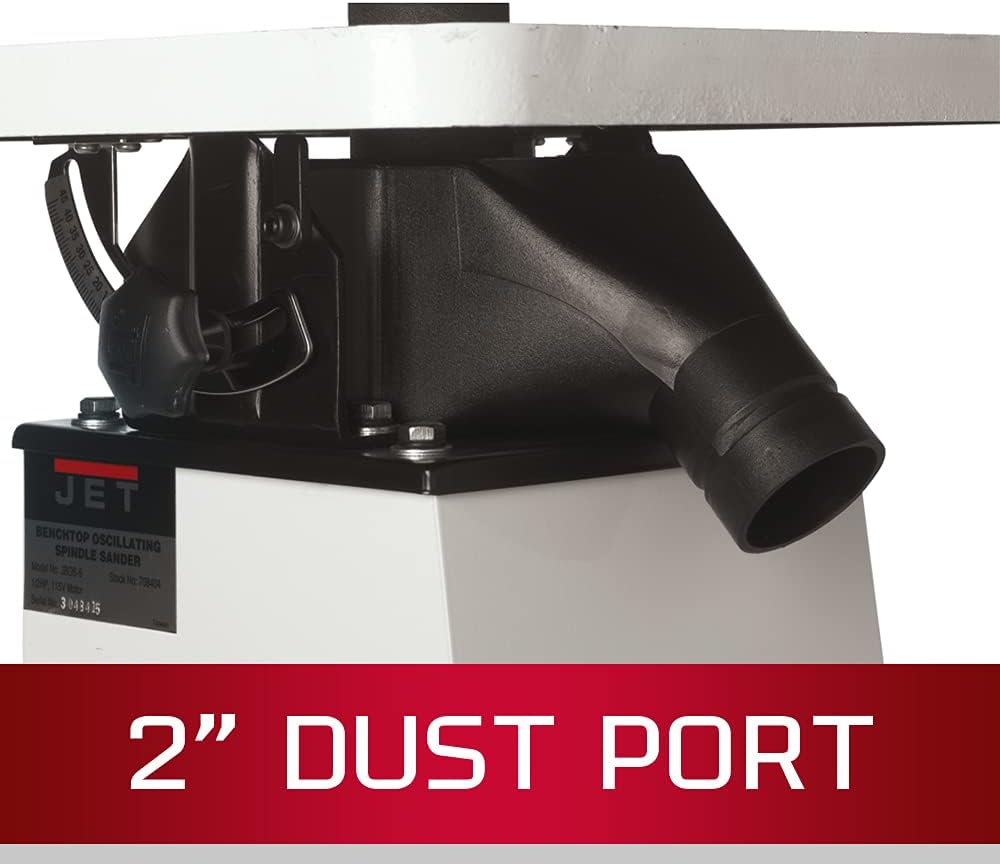 JET Benchtop Oscillating Spindle Sander, 1/2 HP, 1Ph 115V (JBOS-5)