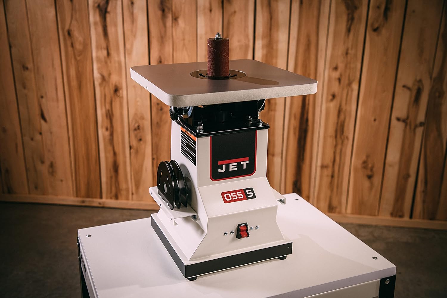 JET Benchtop Oscillating Spindle Sander, 1/2 HP, 1Ph 115V (JBOS-5)