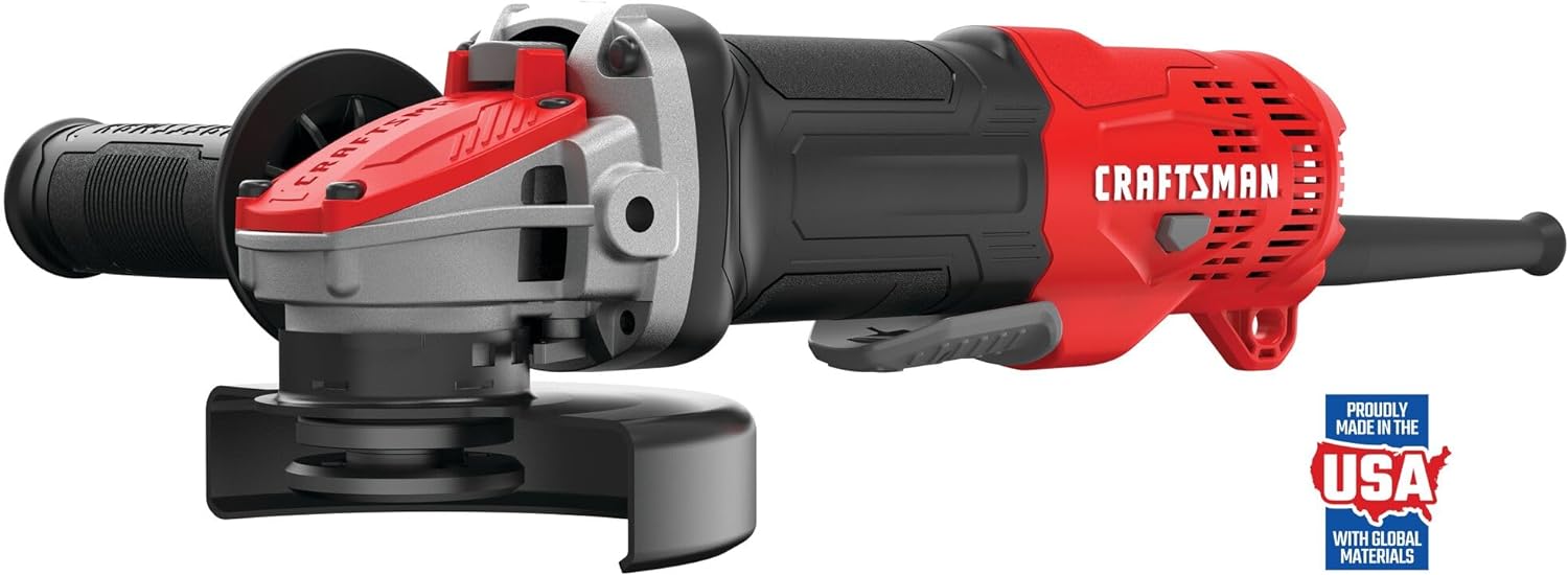 CRAFTSMAN Angle Grinder, Small, 4-1/2-Inch, 7.5-Amp, Corded (CMEG200)
