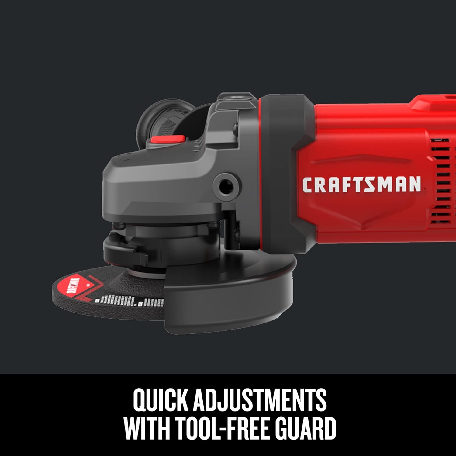 CRAFTSMAN V20 Angle Grinder, Small, 4-1/2-Inch with Battery Kit, Charger Included, 4.0-Ah (CMCG400B  CMCB204-CK)