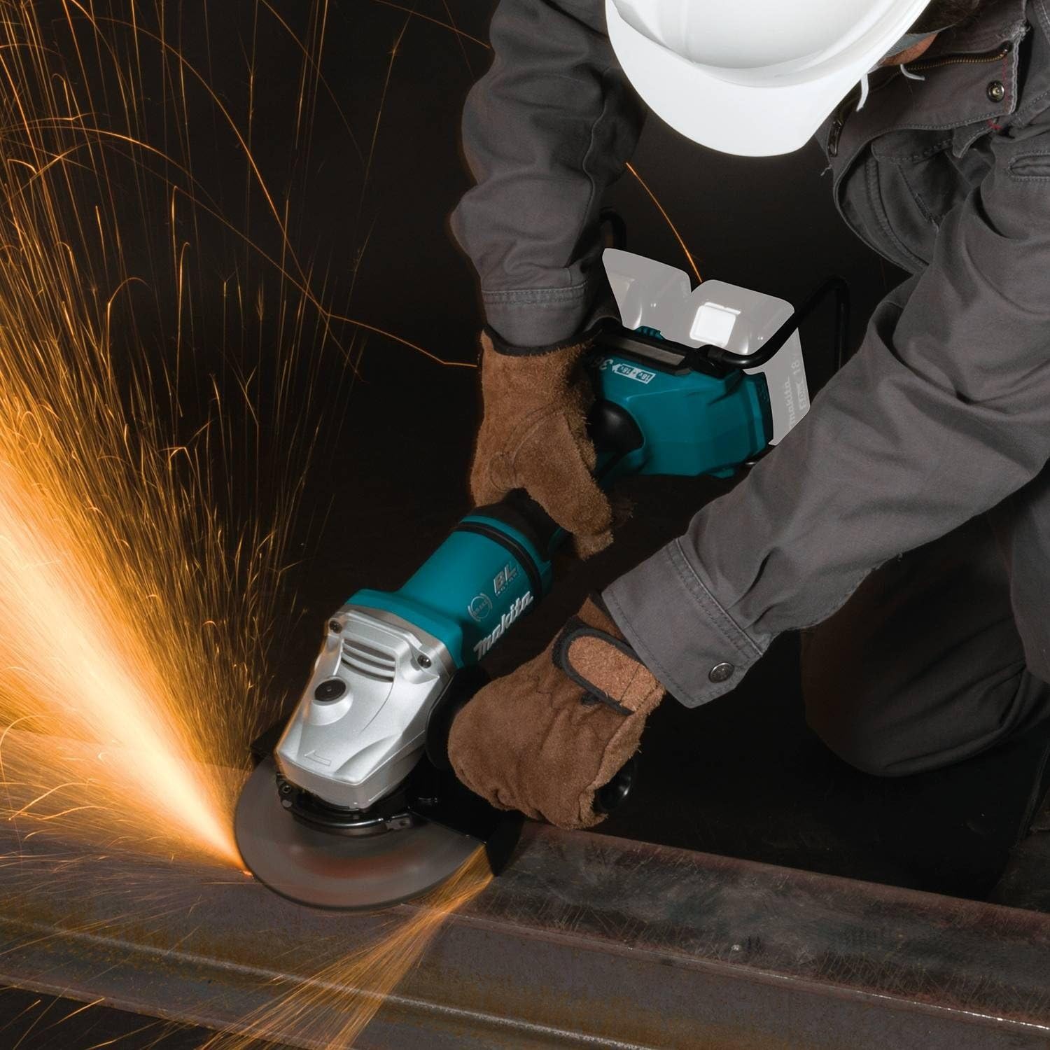 Makita XAG12Z1 18V X2 LXT Lithium-Ion 36V Brushless Cordless 7 Paddle Switch Cut-Off/Angle Grinder, with Electric Brake, Tool Only