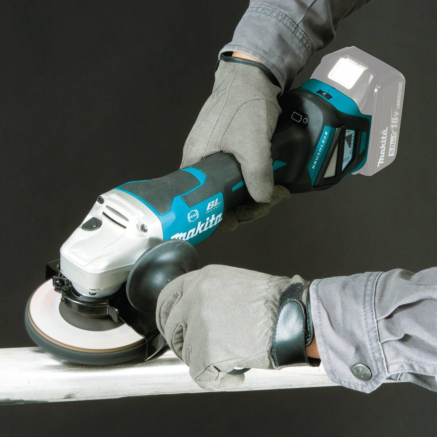 Makita XAG20Z 18V LXT BL 4-1/2”/ 5 Paddle Cutoff/Angle Grinder