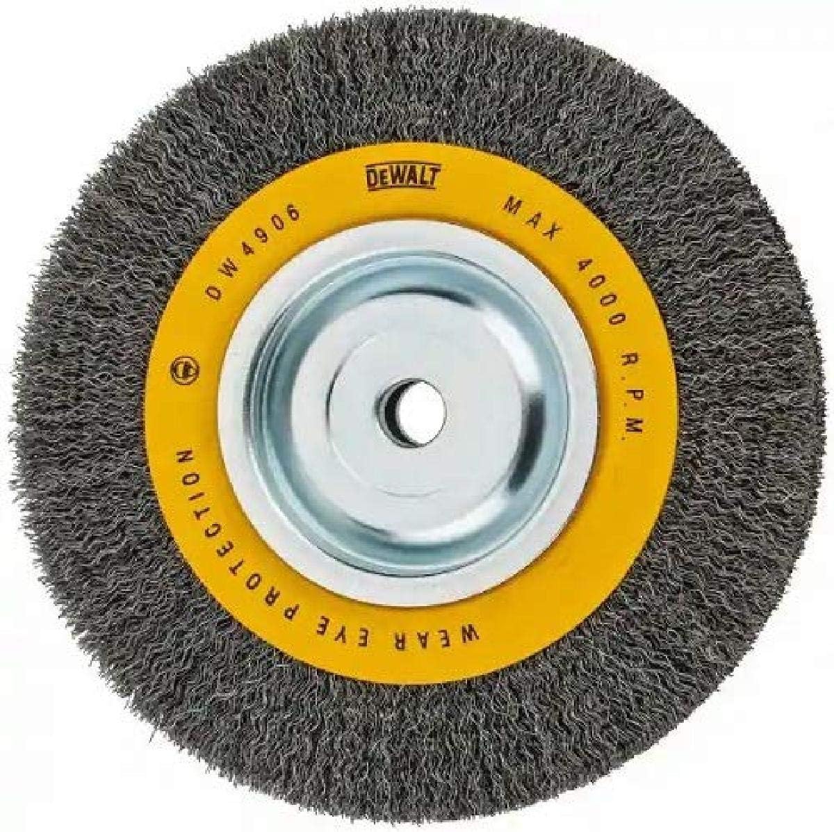 DEWALT Bench Grinder and Wire Wheel Bundle (DW758 + 8-Inch)