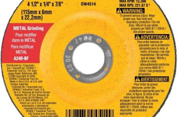 DEWALT DW4624 Grinding Wheel Review