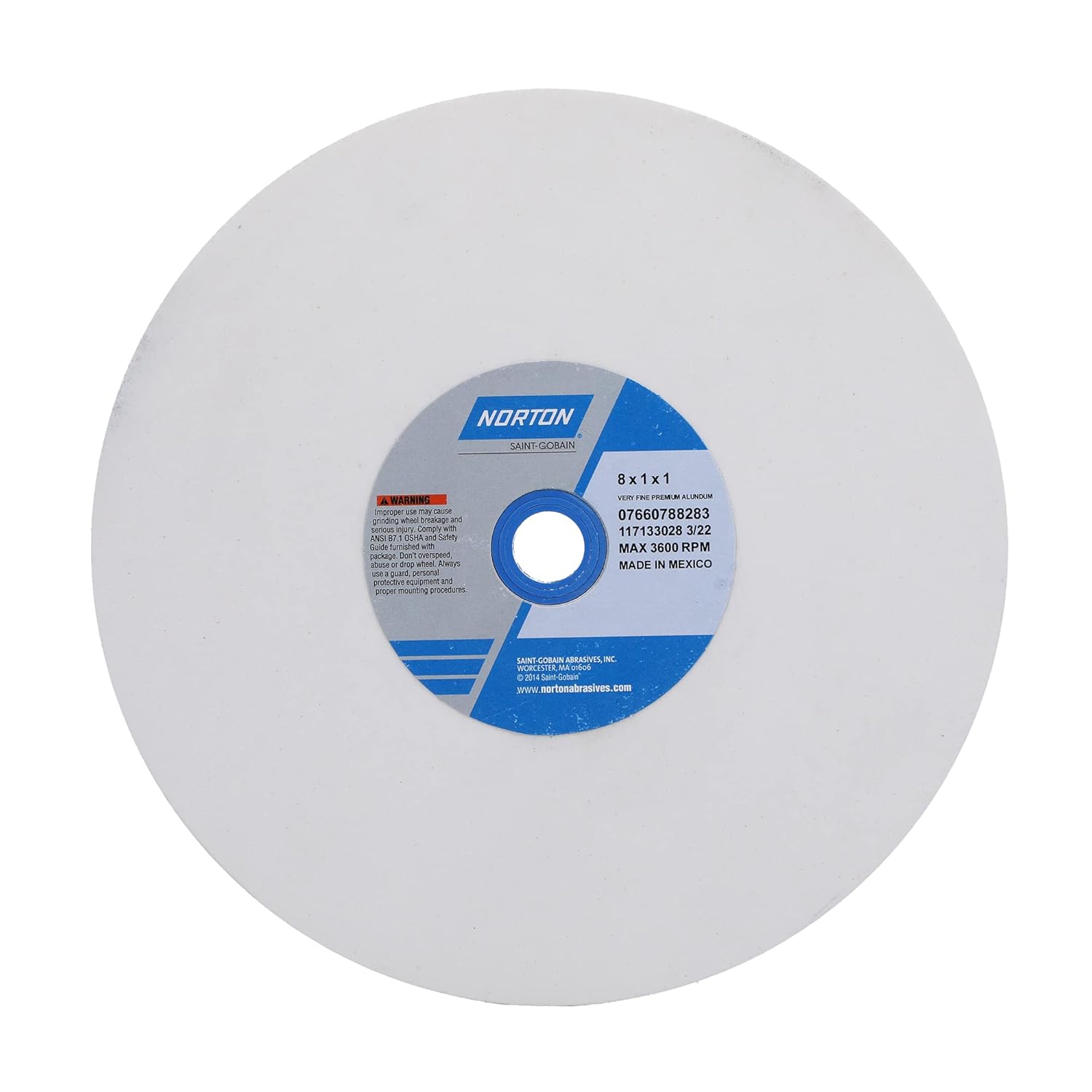 Grinding Wheel, T1, 8x1x1, AO, 150G, White