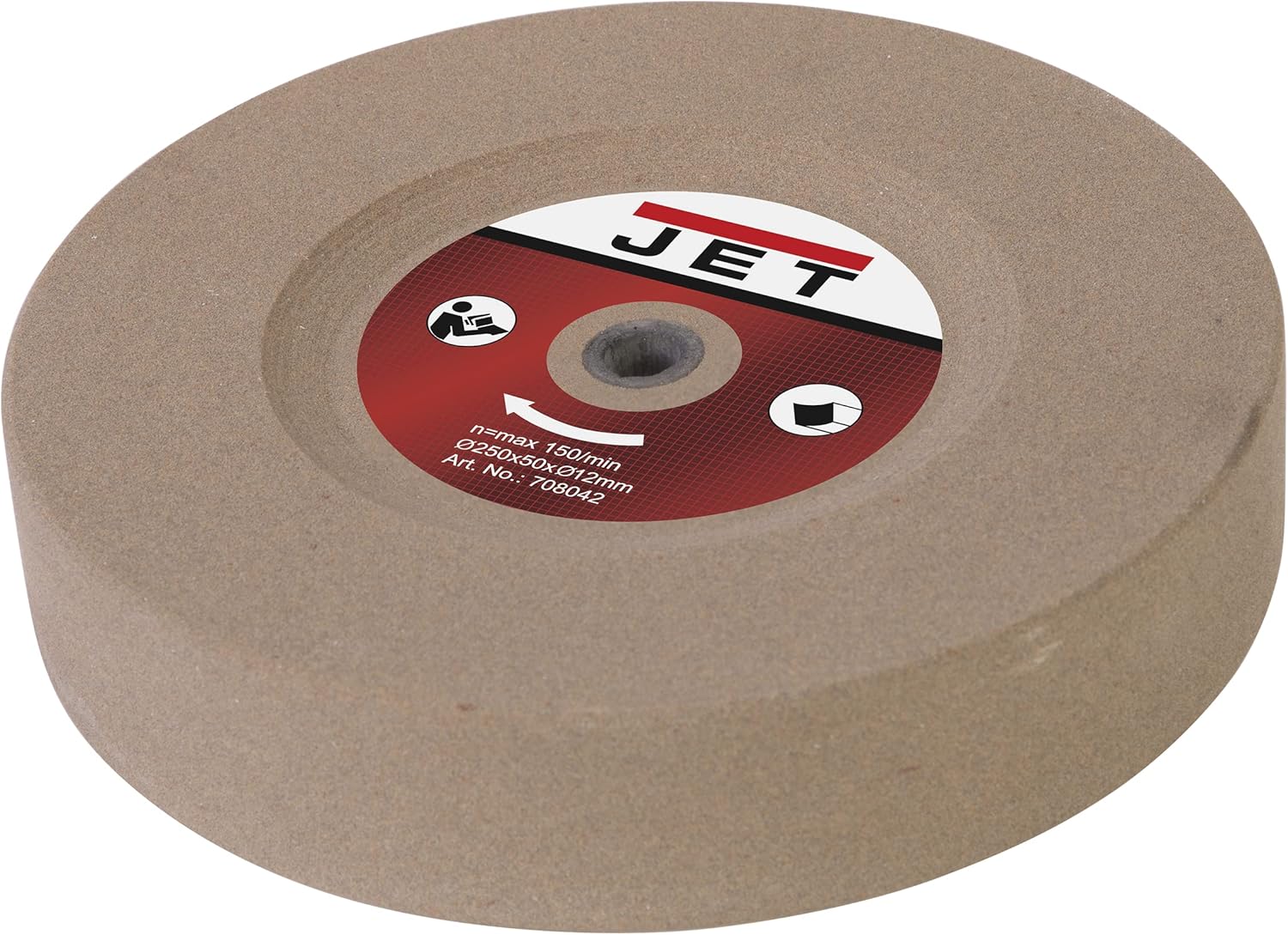 JET 10-Inch Aluminum Oxide Grinding Wheel, 220 Grit, for JWS-10 Wet Sharpener (727022)