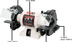 JET Bench Grinder 1725 RPM Review JET Bench Grinder 1725 RPM Review