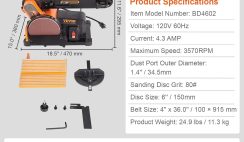 VEVOR Belt Sander Review VEVOR Belt Sander Review