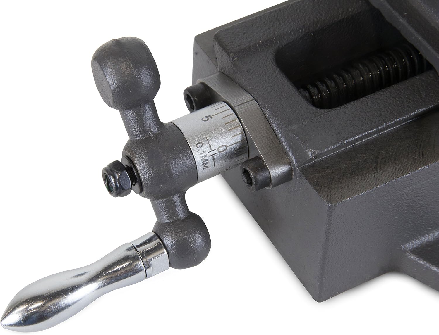 WEN Cross Vise, 4.25-Inch with Compound Slide for Mills and Drill Presses (CV414),Black