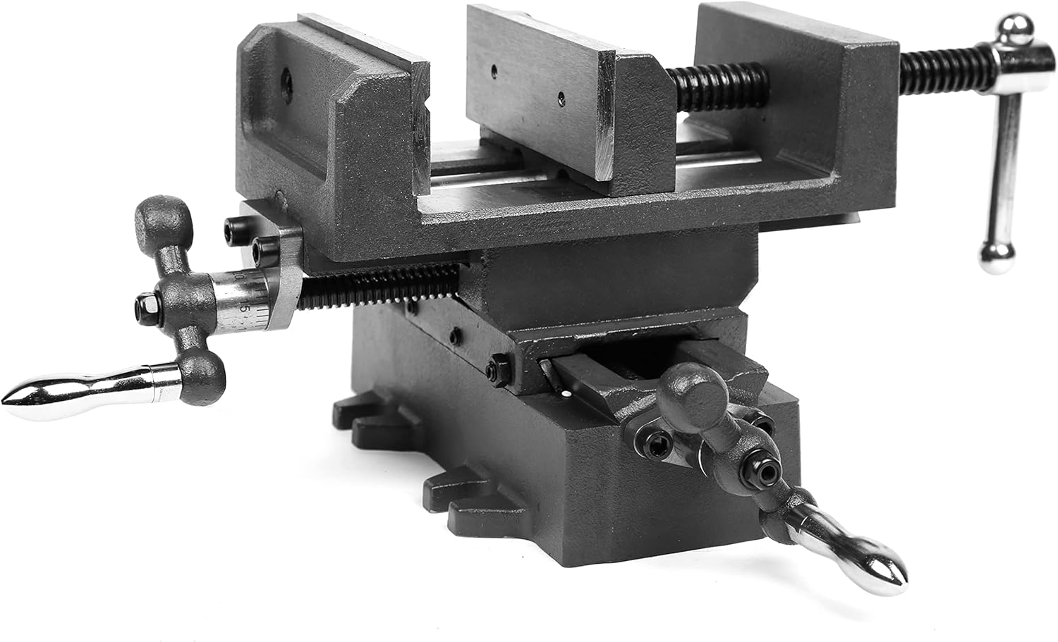 WEN Cross Vise, 4.25-Inch with Compound Slide for Mills and Drill Presses (CV414),Black
