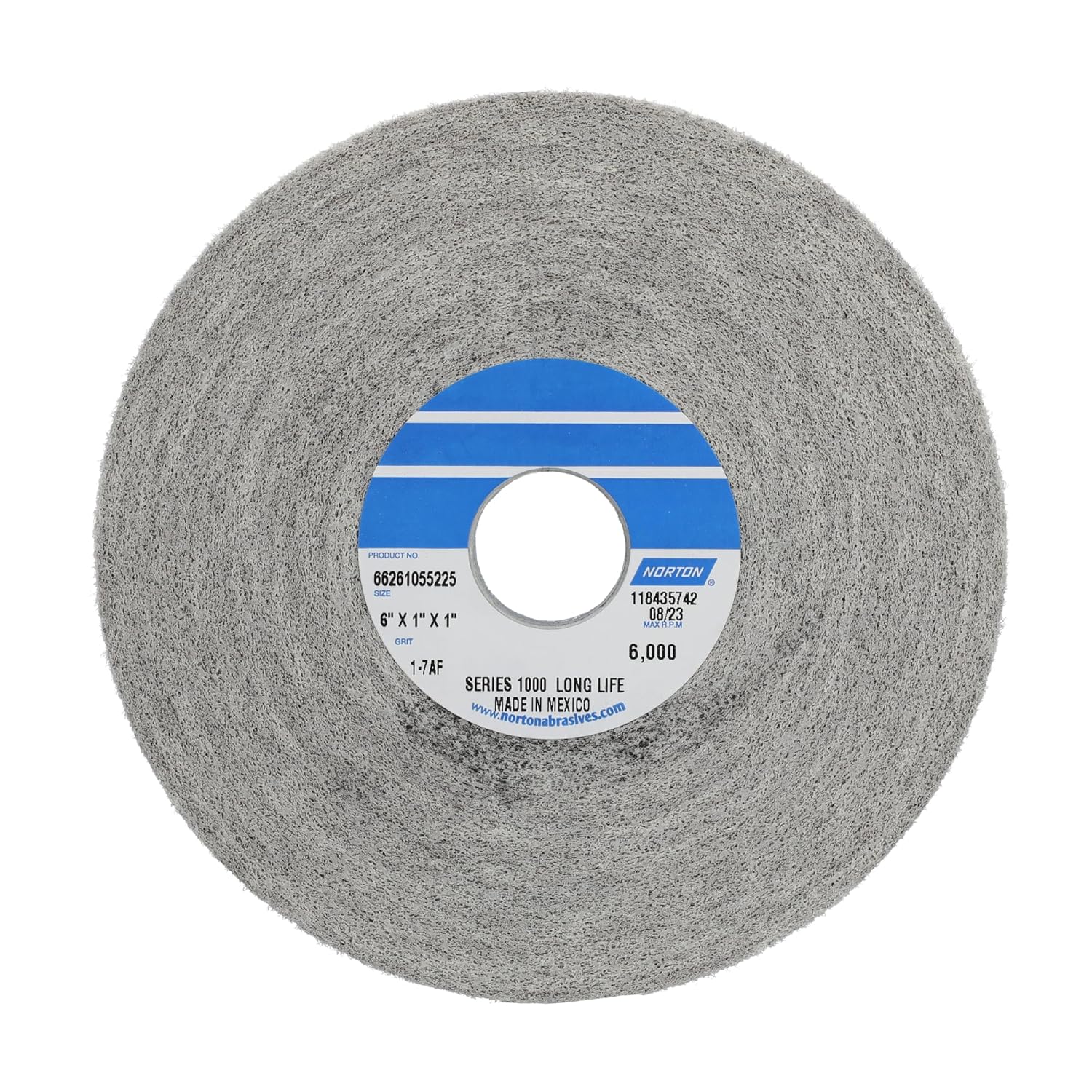 Convolute Wheel, Metal Finishing, 6x1x1, FN