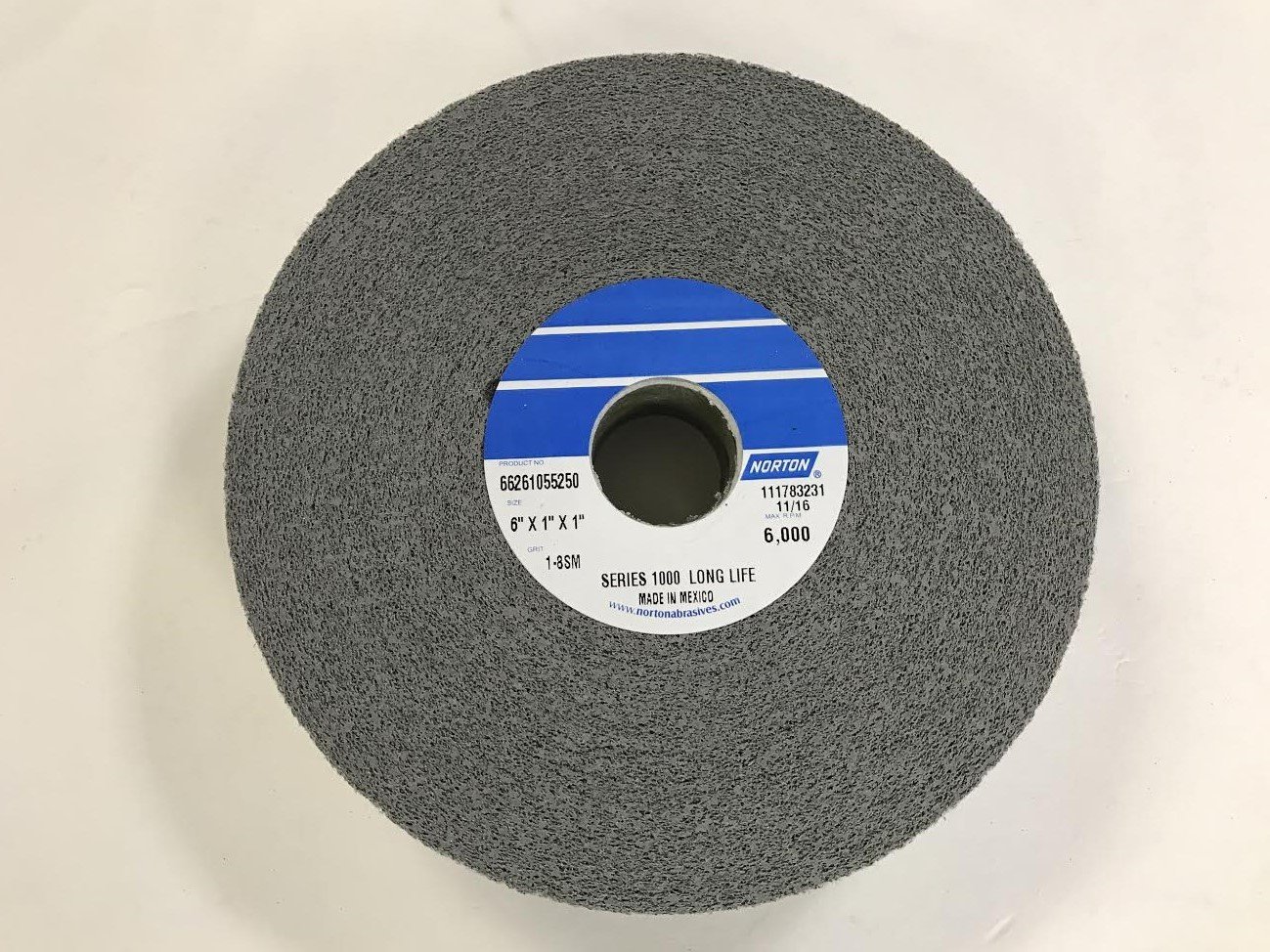 Convolute Wheel, Metal Finishng, 6x1x1, MED
